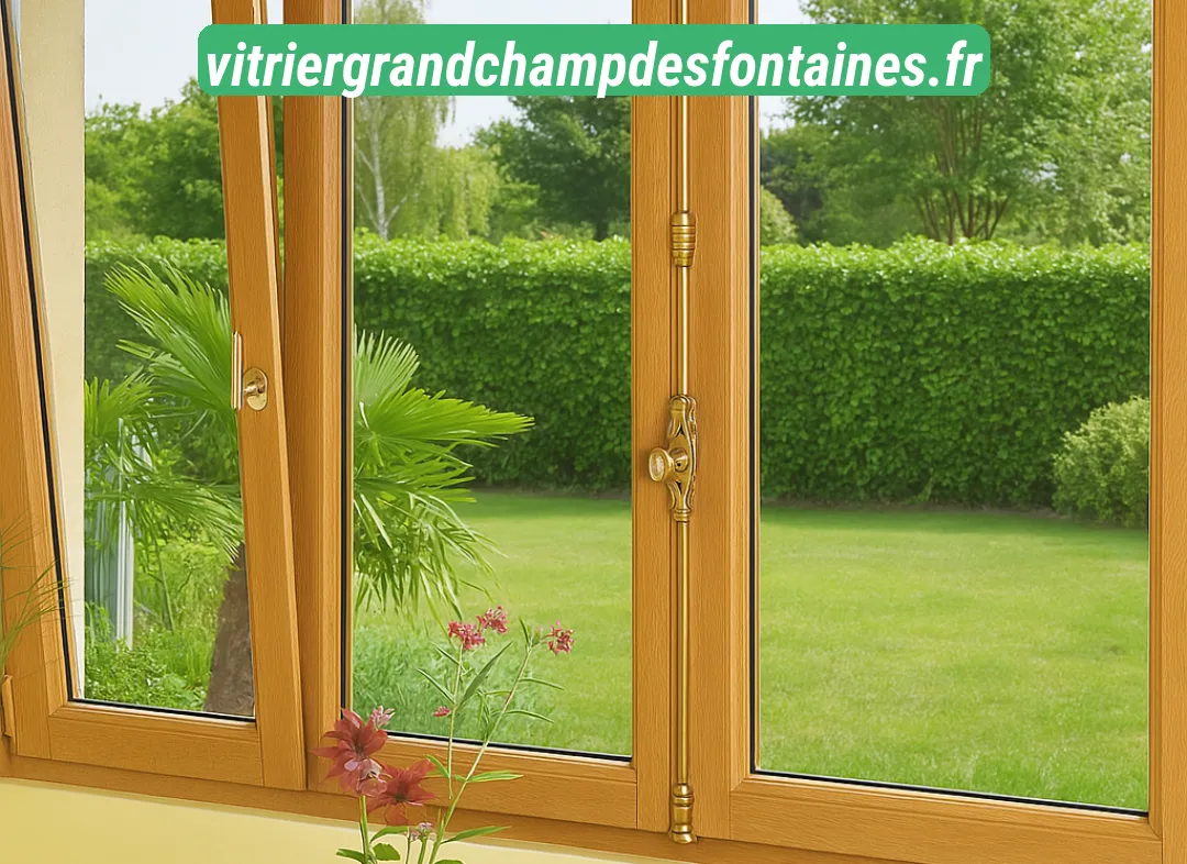 Installation de fenêtre en bois sur mesure Grandchamp-des-Fontaines